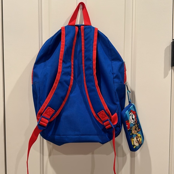 Nickelodeon Paw Patrol High Paw Backpack with small item zipper pouch - Picture 4 of 12